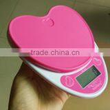 2016 3kg Heart Shape 3kg Digital Kitchen Scales thumbnail-3