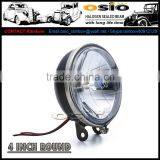 4 Inch Round Crystal Fog Light SET Auto Halogen Sealed Beam H3 Headlight 87 12V 24V