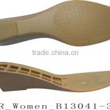 TPR Sole for Women's Wedge Shoe