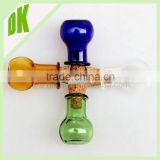 bottles / Hand Blown / Beads / Rice Shape / Tube / Clear / mini Glass hollow tube jewelry making