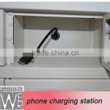 9 Compartment Steel Locker Charging Cart thumbnail-3