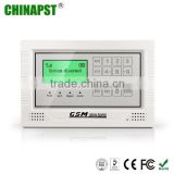 apartment alarm system &10 Wireless & 4 Wired Zones GSM Home Alarm with Touch Key PST-GA104TCQ