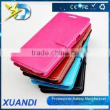 Smart phone case for xuandi A7 stand leather flip case