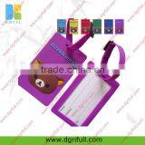 3D Bear Style Silicone Luggage Tag