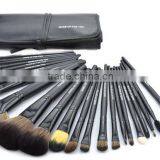 Professional Bridal Eye Lip Powder Face Makeup Brush Set With Leather Bag ,Private Label Cosmetic Makeup Brush Cleaner thumbnail-6