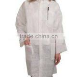 Non-woven White Isolation Gown