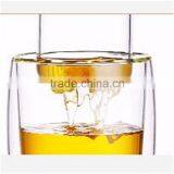 Drinkware Type Heat Resistant Double Wall Borosilicate Glass Cup With Filter And Glass Lid Stockage. thumbnail-4