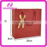 Yiwu wholesale red large paper shopping bags