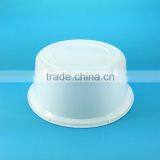 1250ml Disposable Round Lunch Box With Lock Clear and White Color Food Packaging Lunch Box thumbnail-4