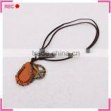 Fashion Jewelry Necklace With Skull Pendant, Leather Chain Latest Model Fashion Necklace thumbnail-3