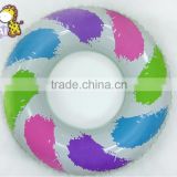 Yiwu factory price inflatable swimming ring with led light,inflatable ring float