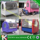 Best selling China Supplier Stainless steel hot dog cart/street mobile food truck