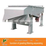 carbon steel large pacacity sawdust linear vibrating screen