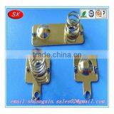 China Manufacture Stainless Steel Spring Plate,battery Contact Plate