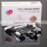 Hot Sale Dermaroller 180needles 600needles 1200needles 3 in 1 Derma Roller Titanium Micro Needle Roller thumbnail-1