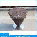 All-Weather Outdoor Wicker Furniture Coffee Stool thumbnail-4