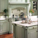 European Design Solid Wood Walnut Kitchen Cabinet/Luxury Home Kitchen Furniture thumbnail-1