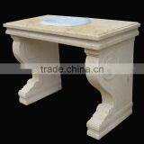 Factory Egypt Beige Marble Sink Carving thumbnail-1
