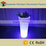 Modern Round Shape High LED Flower Pot/LED Planter With 16 Color Changing for Outdoor thumbnail-2