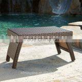 Outdoor Patio Rattan Side Table thumbnail-1