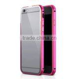 4.7-inch Mobile Phone Bumper & Transparent Rear Plate Back Cover for IPhone6 thumbnail-4