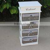 Antique Vanity Cheap Beauty Makeup Wood Dresser With Mirror, Antique Dressing Table With 5 Drawers thumbnail-2