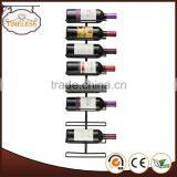 Hot Sale Wall Mount 9 Bottles Metal Wine Rack thumbnail-1