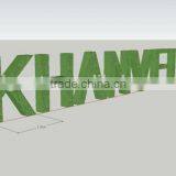 1.3m Tall Life Size Large Top Party Artificial Landscape uv Resin Plastic Animal Leaf Alphabet Letter Statue E03 1101 thumbnail-4