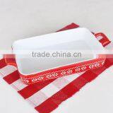 Hear-shape Ceramic Baking Dish Tray,Ceramic Baking Pan With Solid Color,Ceramic Bakeware Casserole thumbnail-3