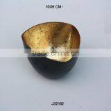 Black and Golden Colours Iron Votive Rectangular Bowl Shape thumbnail-1