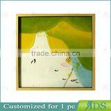 Framed Handmade Shadow Box Decorative Glass Wall Art thumbnail-1