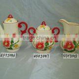 Ceramic Tea Pot,tea/coffee/sugar Kitchen Storage,household Ware thumbnail-1