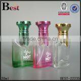 Cosmetic New Products Gradual Green Square 20ml Glass Perfume Bottle Aluminum Spray and Cap China Suppliers thumbnail-5