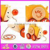 2016 New Design Kids Wooden Animal Car Toy,cute Baby Wooden Animal Car Toy,most Fashion Wooden Animal Car Toy W05B091 thumbnail-3