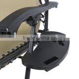 Outdoor 2 Person Double Wide Beige Folding Zero Gravity Chair thumbnail-5