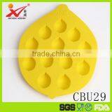 CBU29 FDA LGFG 12 Connected Lemon Shape Silicone Funny Cake Mold thumbnail-1