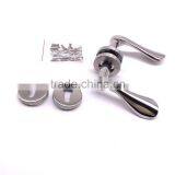 2017 Pop European Security Stainless Steel Glass Panel Hotel Keyless Door Handle Lock thumbnail-2