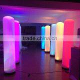 New Design Lighting Inflatable Cone Tube Colorful Inflatable Pillar Logo Printed Inflatable Advertising Decoration