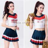 Short Sleeve Top and Skirt Girls Cosplay Sport Wear for Cheerleader BB0024 thumbnail-3