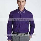 Easy-care Dress Shirt,Made To Measure Men Shirt BSRT0080 thumbnail-3