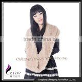 CX-S-123C Winter Women Rabbit Fur Scarves / Women Rabbit Fur Scarf thumbnail-1