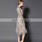 Maxnegio Girls Floral Long One Price Chiffon Summer Maxi Dresses thumbnail-3