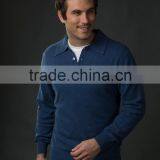Premium 100% Cashmere Men's Polo Neck Pullover thumbnail-2