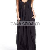 Awesome Beach Coverups Design V Neck V Back Casual Maxi Back Dress Beach Dress thumbnail-5