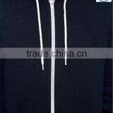 Zipper Hoodie Thin Hoodies,hoodies Custom Logo,wholesale Plain Navy Blue Hoodie thumbnail-3