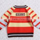 Boys Knitted Cardigan Sweater Pattern Kids Raglan Cardigan thumbnail-2