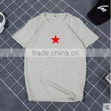 Summer the Little Fresh Short Sleeve T-shirt Male Simple Printing Joker Cotton thumbnail-1