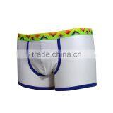 Solid White Color Men Boxer Brief Custom Logos thumbnail-2