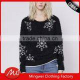 Novelty Pullover Knitted Patterns Custom Christmas Womens Cashmere Jumpers for Sale thumbnail-1