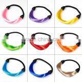 Chemical Fiber Ties Round Green Hair Elastics Ponytail Holders thumbnail-1